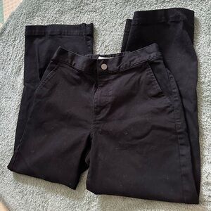 OAK + FORT Black Denim‎ Pants Wide legs Medium